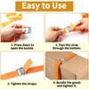 4 Tie Down Straps Short, Adjustable Cargo Straps, Durable Bicycle