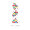 DNA Structure Model Colorful Double Spiral Assemble Model Science Educational