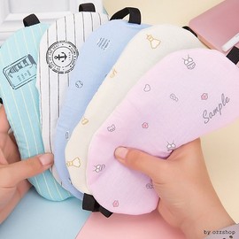 Pastel sleep mask blackout Blindfold dot fruit charcoal 3ea