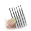 Luo ke 6 Pcs 3/32 Inch Shank Tungsten Steel Engraving