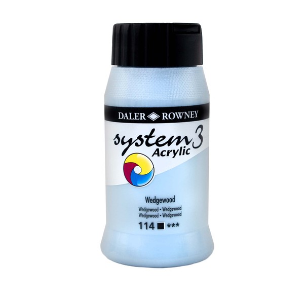 Daler-Rowney System3 Acrylic Paint, Plastic Pot, 16.91oz - 500 ml,