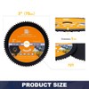 HSS Circular Saw Blade 3inch - BRSCHNITT 5pcs 72T 10mm