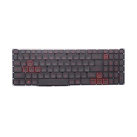 eseegoo New Replacement Keyboard for Acer Nitro 5 AN515-56 AN515-56-78ZV AN515-57 AN515-58 AN517-53 AN517-54 AN517-54-77KG AN515-46 AN517-41 Predator Helios 300 PH315-54 Keyboard RED Backlit US