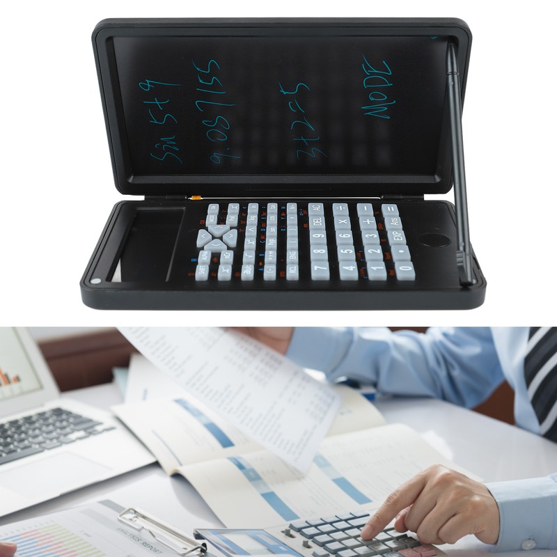 Scientific Calculator Two Row LCD Display Writing Tablet Sensitive Multifunction