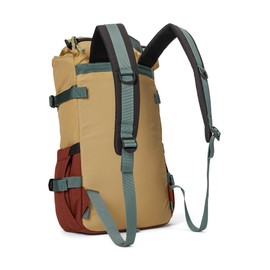 Topo Designs Rover Pack Classic, Sahara/Fire Brick, One Size