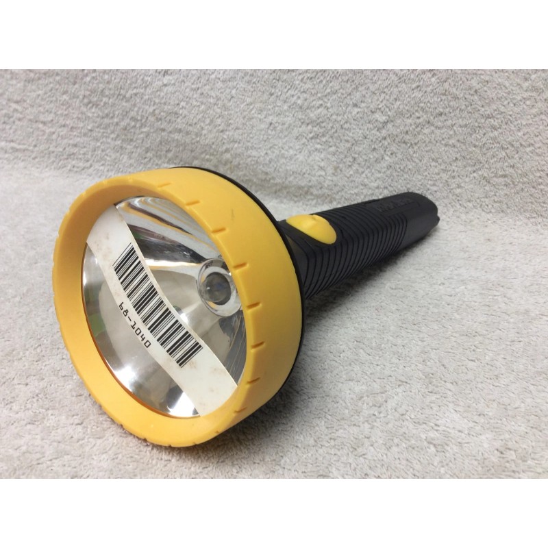 RadioShack Vintage Radio Shack Plastic Flashlight - Yellow And Black