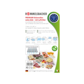 Rommelsbacher 2 vacuuming rolls 30 x 600cm transparent