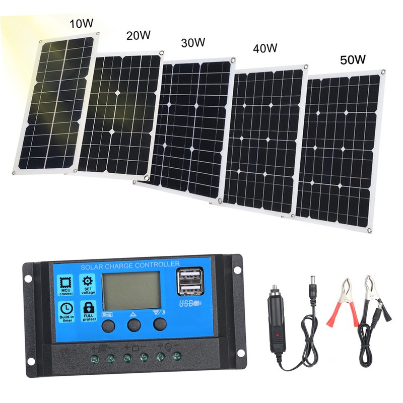 40A 12V / 24V Solar Charge Controller PWM Intelligent Regulator