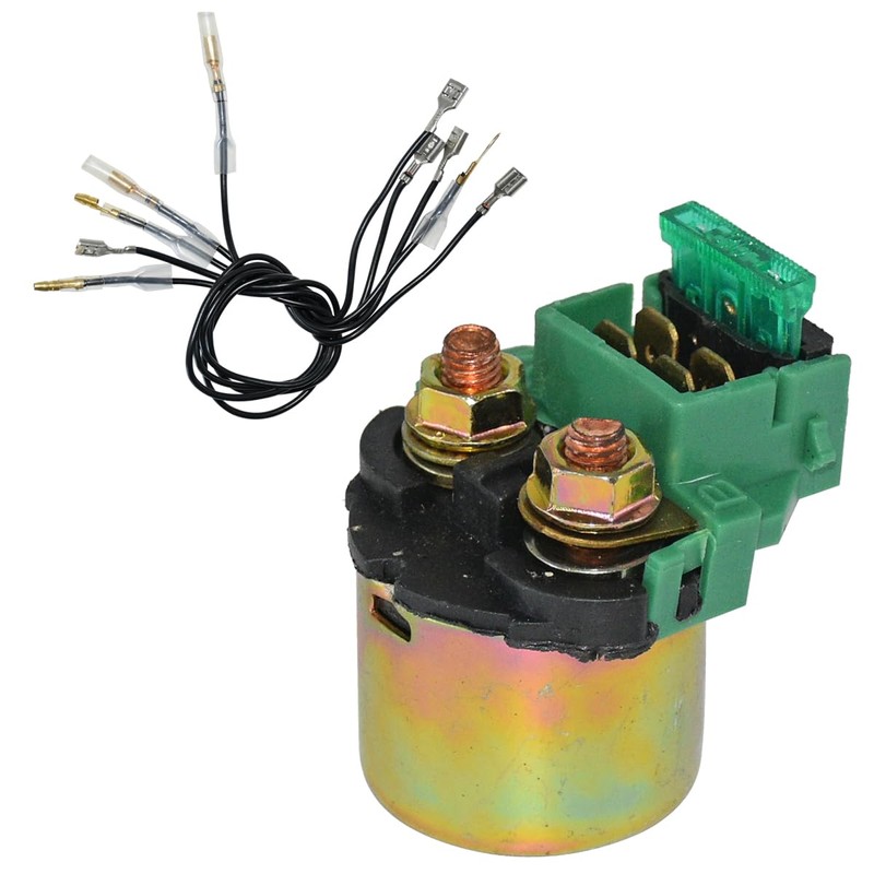 Cylinman 2PCS Starter Solenoid Relay Fit for Honda GL1100 GOLD