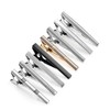 Wynameleri Tie Bars Clips 8 PCS, 1.6 Inches Business Shirt