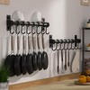 Dseap Kitchen Hooks for Hanging Utensils, Hanging Pot Rack, Kitchen