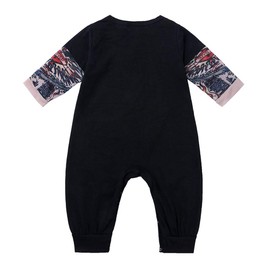 LOOLY Baby Boys Girls Tattoo Sleeves Romper Bodysuit,86,Black