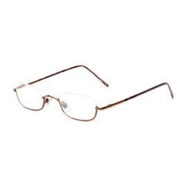 Readers.com Reading Glasses: The Magnum, Metal rectangle Style for Men and Women