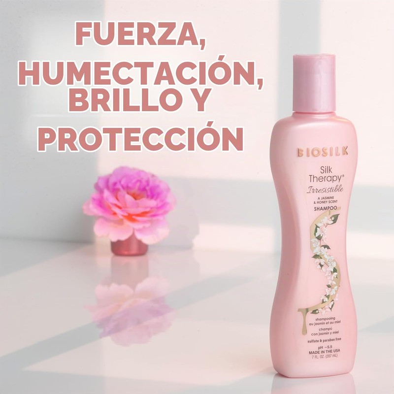 BioSilk Irresisitble Collection Silk Therapy Shampoo, Jasmine & Honey Scent,