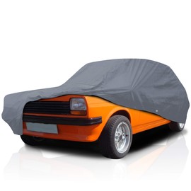 4 Layer Semi Custom Fit Car Cover for Geo Tracker 1989-1997 SUV 2-Door, Lightweight Water Resistant Full Coverage
