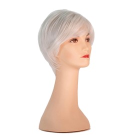 Tressallure Wigs Angled Pixie (White Grey)