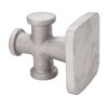 4.5inch Single Cross Bollard Cleat Heavy Duty Aluminum Mooring Bitt