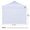 ABCCANOPY Side Panel for 2.5x2.5M Straight Leg Gazebo,1 Pack Sidewall