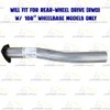 Northeastern Exhaust | Exhaust Pipe with Bolts compatible with 96-2000