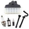 MCHNIC Air Filter with Petrol Filter Petrol Hose Spark Plug