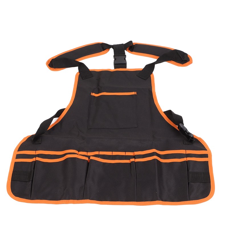 Work Apron Oxford Canvas Heavy Duty Waterproof Adjustable Multi Pockets