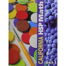 Harcourt School Publishers – California HSP Math – Unit 1