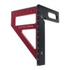 Woodworking Triangle Ruler Square Ruler 45° 90° Aluminum Alloy Carpenter
