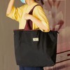 Large Capacity Foldable Shopping Bag with Drawstring Closure