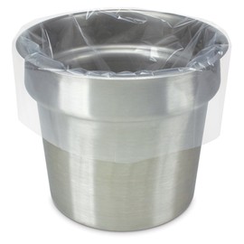 PanSaver Round 6/7-Quart Pan Clear Disposable Liner Bags, 15 x 15 inches, Transparent (42011)