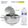 KOMONG Deep Fryer Pot (°F), Japanese Tempura Small Deep Frying