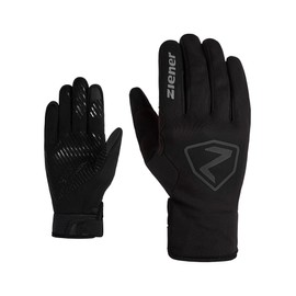 Ziener Unisex SMU 22-GTX INF 274 Touch Cycling Gloves Long Finger Gore-Tex Infinium, Padded, Breathable, Black, 7.5