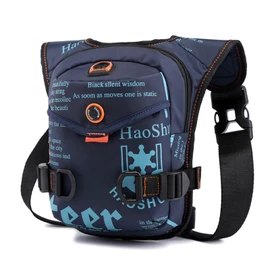 FANDARE Thigh Drop Leg Bag for Men Women with Leg Strap Waist Fanny Pack Bumbags Sling Bag Motorcycle Chest Crossbody Cover Pack for Cycling Travel Outdoor Sport Gym College Shoulder Bag Dark Blue