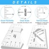 Powerful 14PCS T-Shirt Ruler Guide Alignment Tool Vinyl Center Design