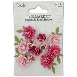 49 AND MARKET Punch Florets Paper Flowers 12