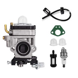 Carburetor Kit Fits for 43cc 47cc 49cc 50cc Scooter Dirt Mini Pocket Bike Motorcycle 2-Stroke Engine 15mm Replace Carb