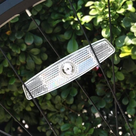MFC PRO Bicycle Wheel Reflector White Pack of 4 (White, 4pcs)