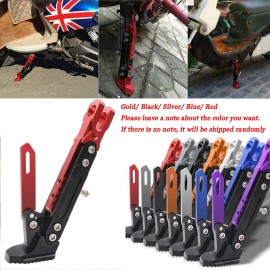 Unbranded Universal Motorcycle Kickstand Adjustable Aluminum Alloy Foot Side Stand Holder