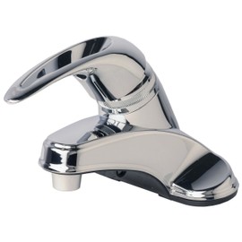 Builders Shoppe 2002CP RV Mobile Home Non-Metallic Centerset Lavatory Faucet Chrome Finish