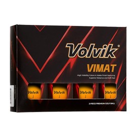 Volvik Vimat Matte Finish Orange Golf Balls (One Dozen)