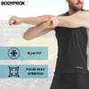 Bodyprox Baseball Chest Protector Shirt (Adult-M) Black