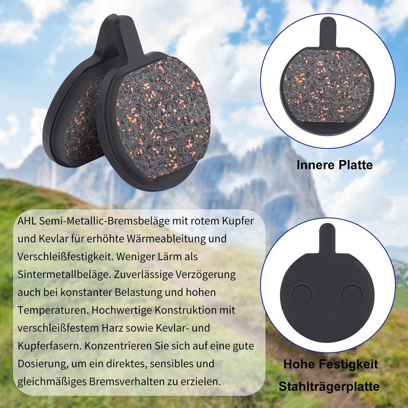 AHL Bicycle Disc Brake Pads for Jak-5 B777 Trinx Forever