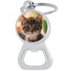 Cute Cat Kitty Bottle Opener Keychain