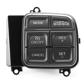 Steering Wheel Cruise Control Switch for 2011-2014 Chrysle 300 Dodge Charger, 2011-2012 Dodge Durango Cruise Control Switch Assembly, Replace 56046254AE, 56046254AC, 56046254AD, CCA1387