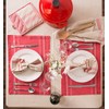 DII French Stripe Placemat for Dinner Parties (Set of 6),