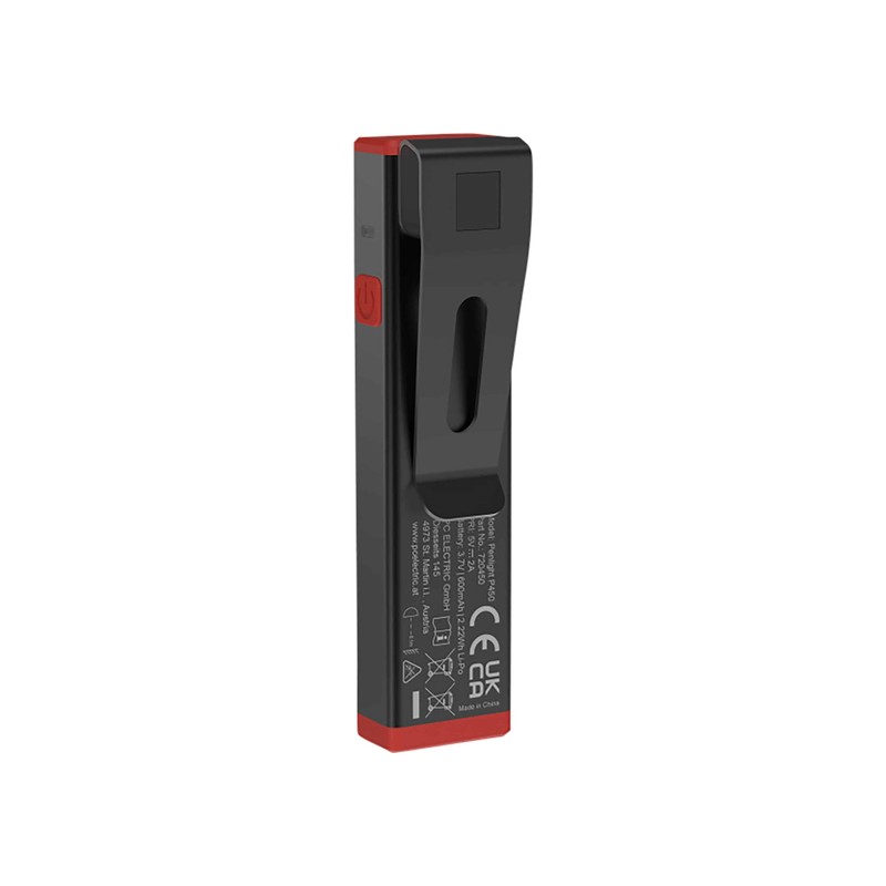PCE Penlight P450 LED Work Light, 600 mAh, USB-C, IPX3,