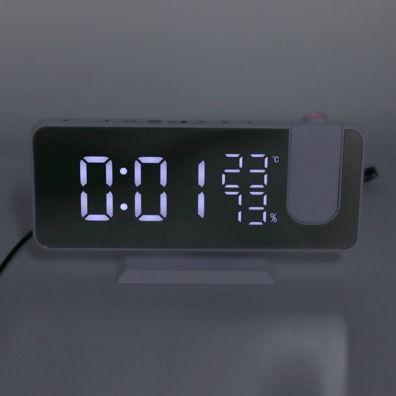 FM Radio LED Digital Smart Alarm Clock LED Digital Projection