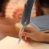 Feather Pen Exquisite Pattern Quaint Texture Comfortable Grip Stainless Steel