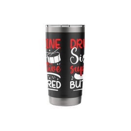 Drumline Sister Supportive But Bored Drumline Sis Stainless Steel Insulated Tumbler