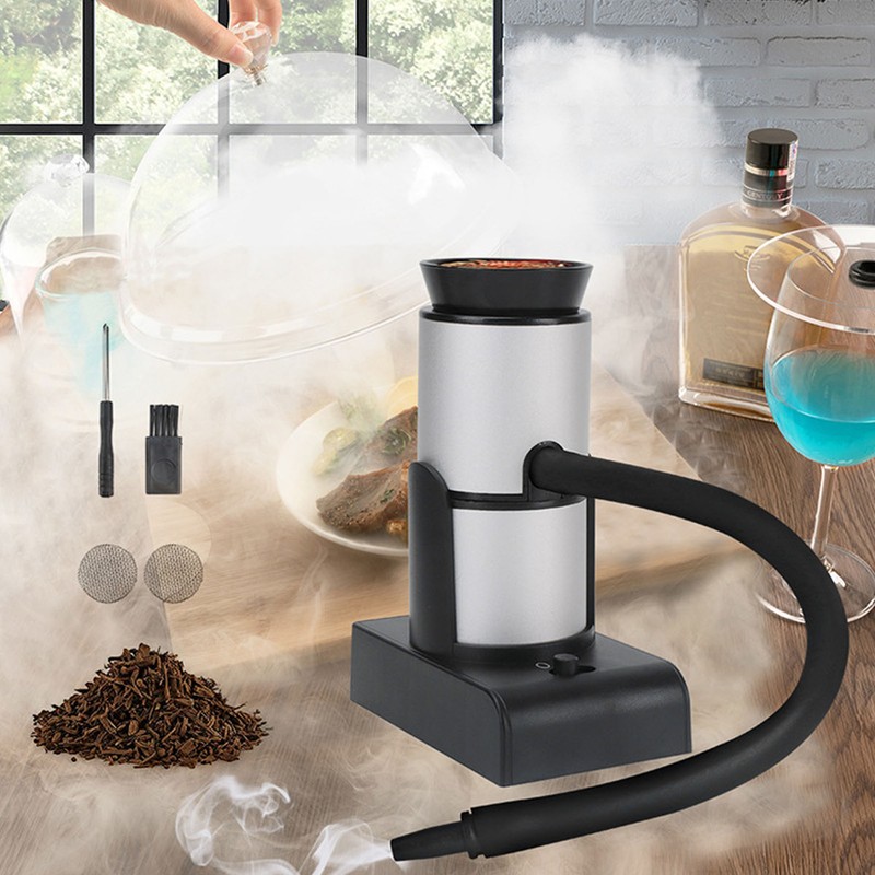 Food Smoker Portable Handheld Food Smoke Infuser for Fish Seafood
