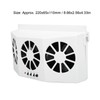 Car Exhaust Fan Solar Powered 3 Fans Ventilation Cooling Odor
